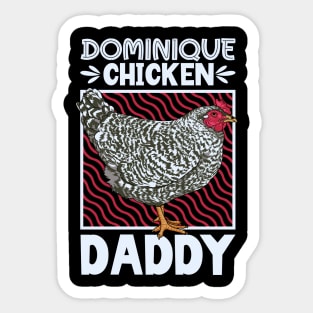 Dominique Chicken Daddy Sticker